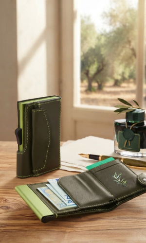 coin wallet olive