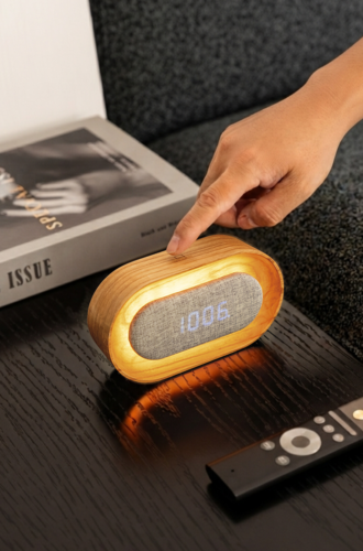 oval lumos clock